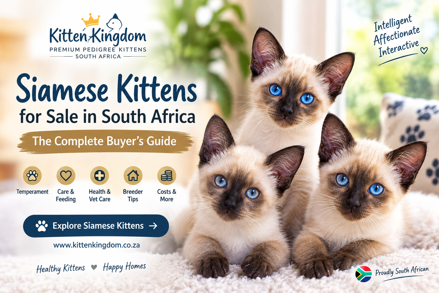 Siamese Kittens for Sale in South Africa: The Complete Buyer’s Guide